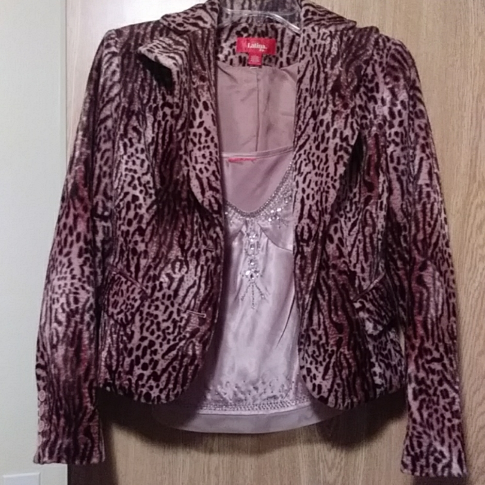 Jacket with matching cami